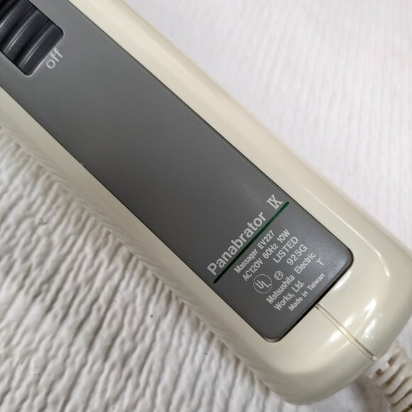 Vintage Panasonic Panabrator IX Handheld Massager Model EV227 vibrating wand - Picture 5 of 12